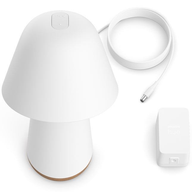 Twilight Bedside lamp White and color ambiance White