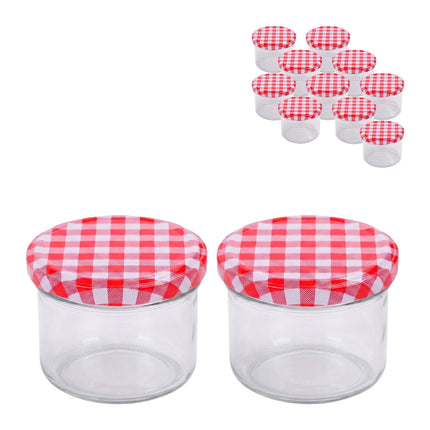 Twist-Off Jam Jars, 220 ml Set, Airtight Screw-Top
