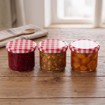 Twist-Off Jam Jars, 220 ml Set, Airtight Screw-Top