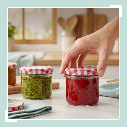 Twist-Off Preserving Jars, 220 ml, Airtight Lids