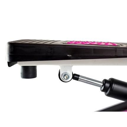 Twist Stepper with Ropes, Pink – Compact Exercise Equipment
