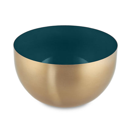 Two-Tone Stainless Steel Serving Bowl