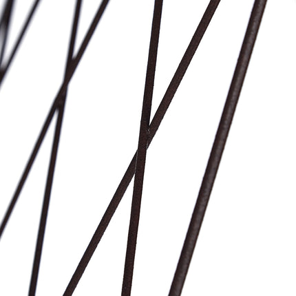 Two-part trellises in rust color, set of 3