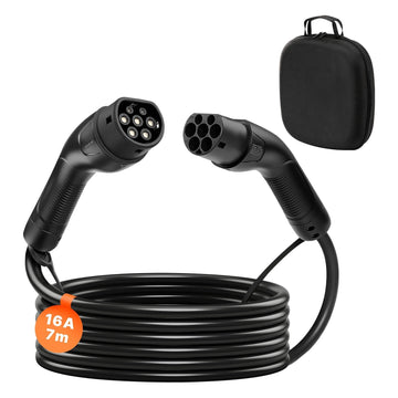 Type 2 EV Charger Extension Cable, 7m 16A 11kW IP65