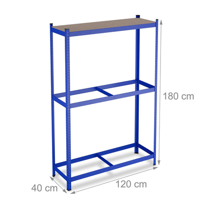 Tyre Rack for 8 Tyres, Adjustable Steel Shelves