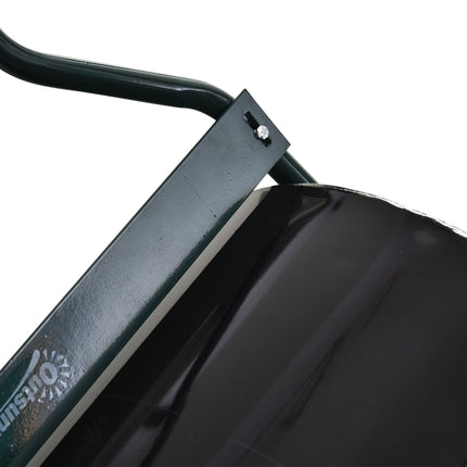 Grass roller 40cm, fillable metal - water/sand, black