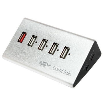 USB 2.0 hub 4+1 fast charge