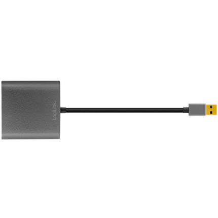 USB-A 3.0 -> HDMI-Female + VGA-Female Adapter
