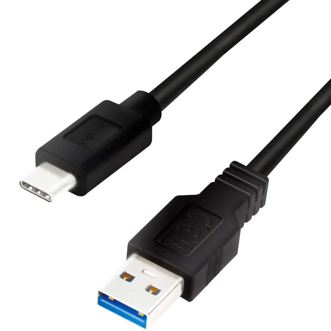 USB-A - USB-C cable USB 3.2 Gen1 15W 0.15m