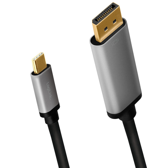 USB-C -> DisplayPort 4K/60Hz Aluminum 1.8m