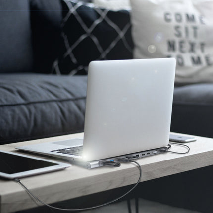 USB-C Dock 11-in-1 HDMI/VGA/RJ45/USB-C 100W