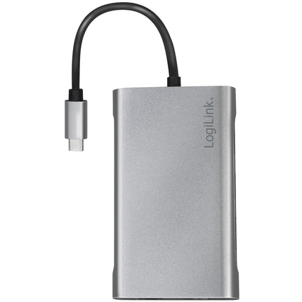 USB-C Dock 8-in-1 HDMI/DP/RJ45/USB/USB-C 100W