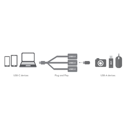USB-C Hub 3 port