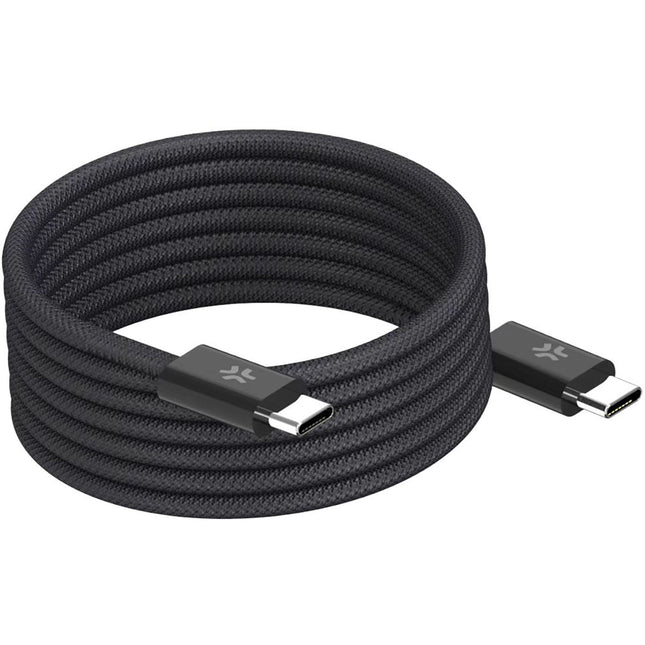 USB-C Magnetic Braided Cable, 60W, 2m, Black
