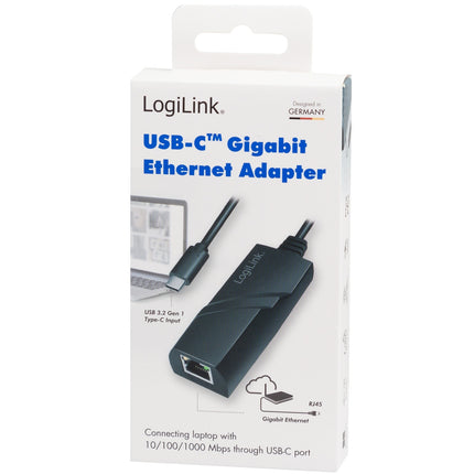 USB-C -> Network socket RJ45 Gigabit