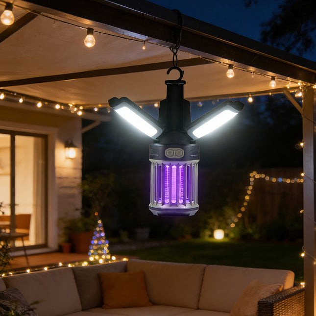 USB-C Rechargeable Bug Zapper Lantern, IPX6 Waterproof