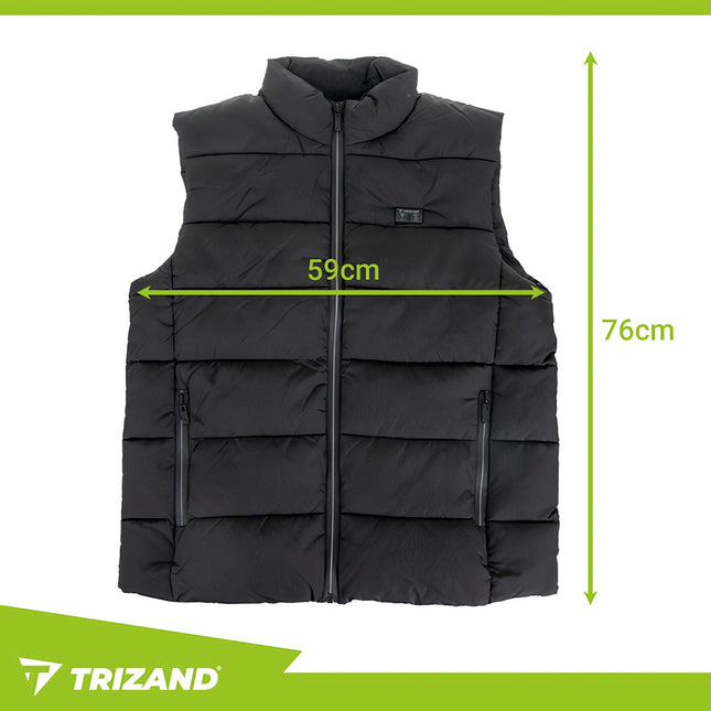 USB Verwarmd Vest, 11 Zones, Unisex, Maat L