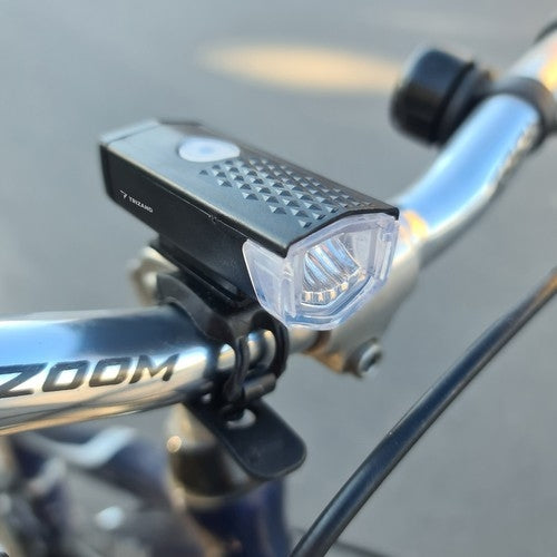 USB LED bicycle light + rear light