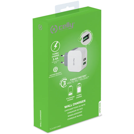 USB charger 2xUSB 3.4A (17W)