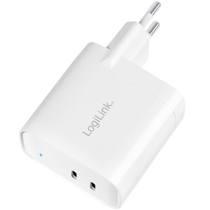 USB charger 2 x USB-C PD 40W GaN