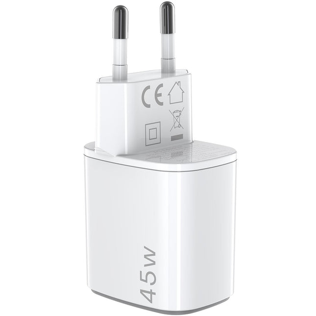 USB charger GaN 2 x USB-C PD 45W
