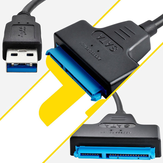 USB to SATA 3.0 Adapter, 2.5" HDD/SSD, Plug & Play