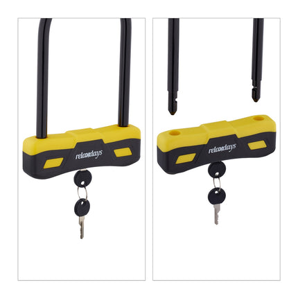 U-lock with keys