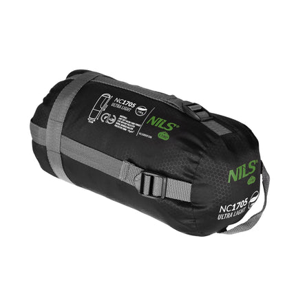 Ultra-Light Sleeping Bag, Black-Green, 5-20C, 710g