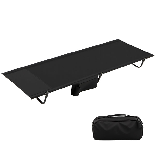 Ultralicht kampeerbed met zijvak, 193x70x18 cm