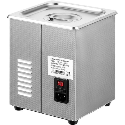 Ultrasonic Cleaner 2L, 40kHz, Heater Timer, Stainless Steel