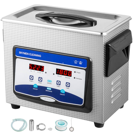 Ultrasonic Cleaner 3.2L, Digital Heater Timer, 40kHz