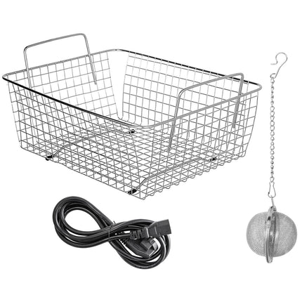 Ultrasonic Cleaner 3L 40kHz, Heater And Timer, Stainless Steel