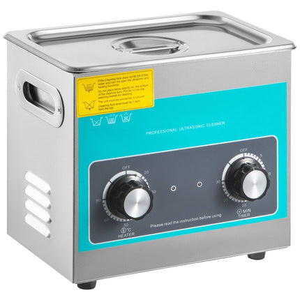 Ultrasonic Cleaner 3L 40kHz, Heater And Timer, Stainless Steel