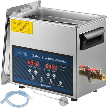 Ultrasone reiniger 6L, 28/40kHz, verwarming, timer