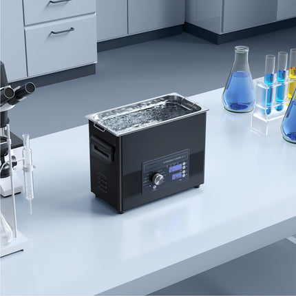 Ultrasonic Cleaner 6L, Stainless Steel, Knob Control