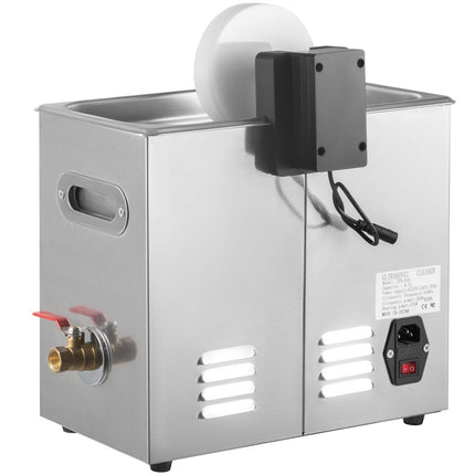 Ultrasonic Vinyl Record Cleaner 6L 40kHz, Heated Rack