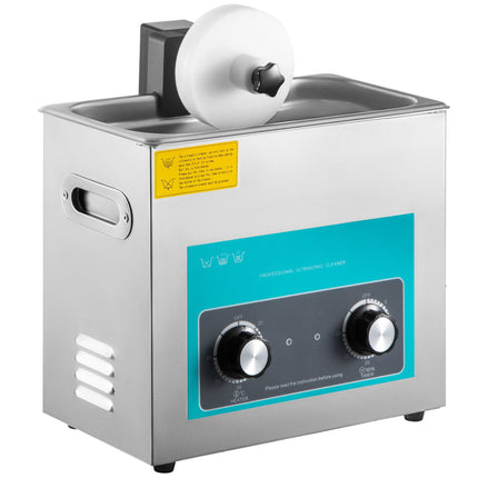 Ultrasonic Vinyl Record Cleaner 6L 40kHz, Heated Rack