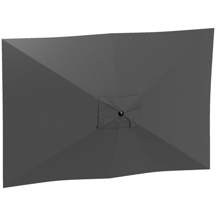 Umbrella Canopy Replacement, 200x300 cm, UV 50+, Dark Grey