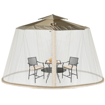Umbrella Mosquito Net with Double Zipper Doors, 2.5-3m