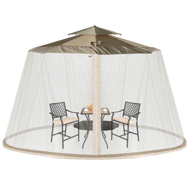Umbrella Mosquito Net with Double Zipper Doors, 2.5-3m