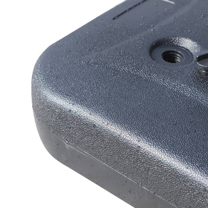 Black refillable umbrella stand 46x45x26cm, holds up to 30kg