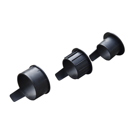 Parasol base in black steel and cement, 25 kg, ∅49 X 37 cm