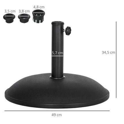 Round umbrella stand in steel 20 Kg – Parasol base