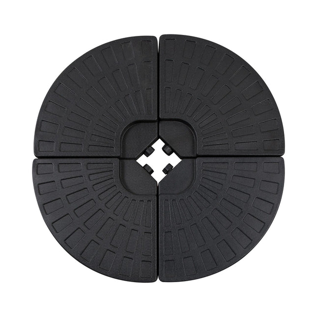 Heavy parasol weight, 52 kg water/68 kg sand, black