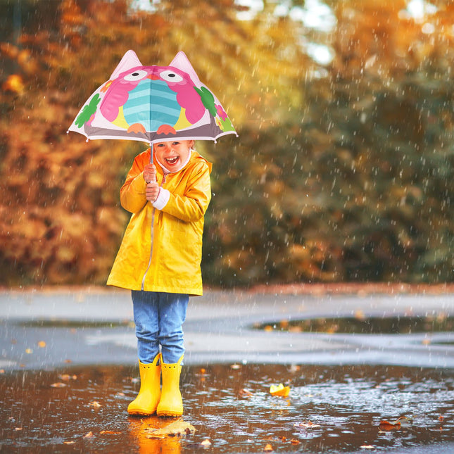 Umbrella for children with 3D motifs