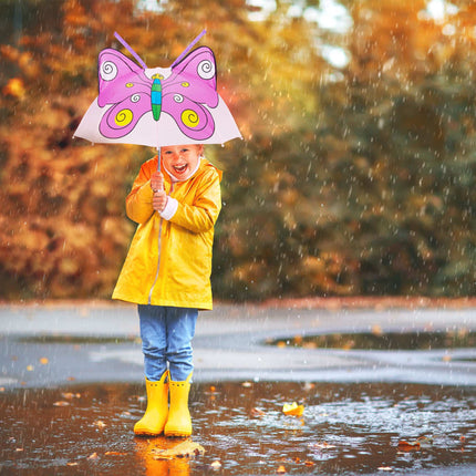 Umbrella for children with 3D motifs