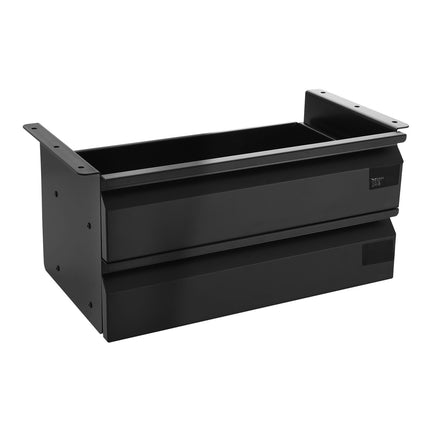 Under Desk Drawer, 2-Layer Slide-Out Steel, 16-Inch