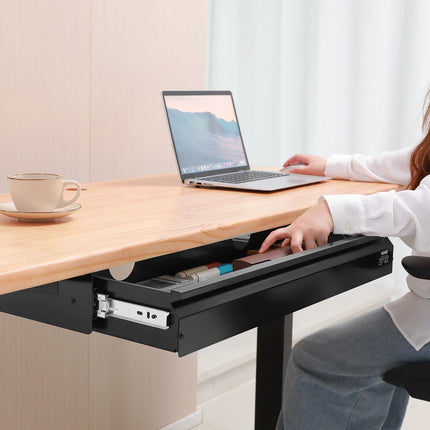 Under Desk Drawer Slide-Out 26 Inch, Steel Keyboard Tray