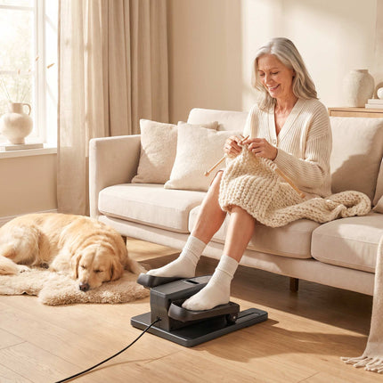 Under Desk Electric Elliptical, Remote, LED, 12 Speeds