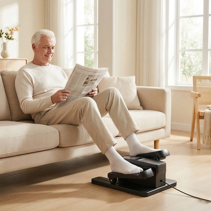 Under Desk Electric Elliptical, Remote, LED, 12 Speeds